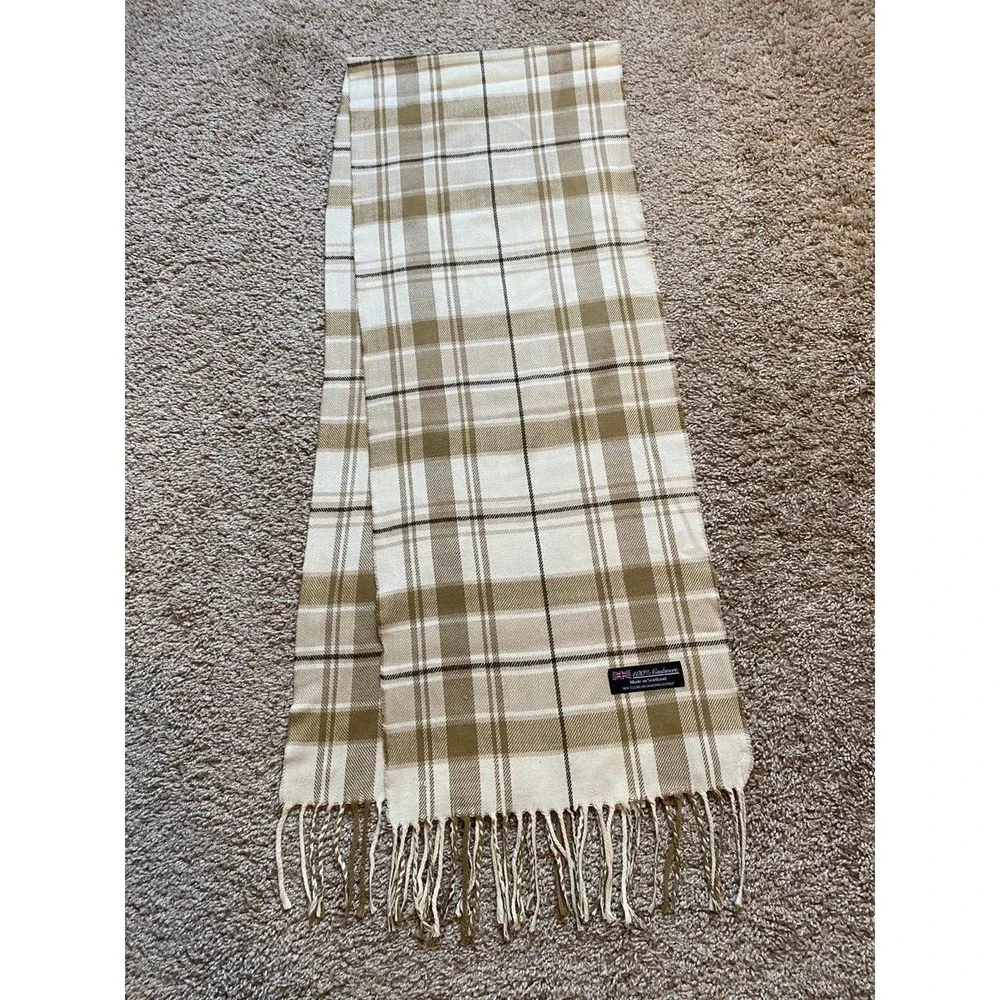 Scotland Cashmere Scarf Plaid Winter Unisex Tartan Preppy Staple Lux ClassSKU3